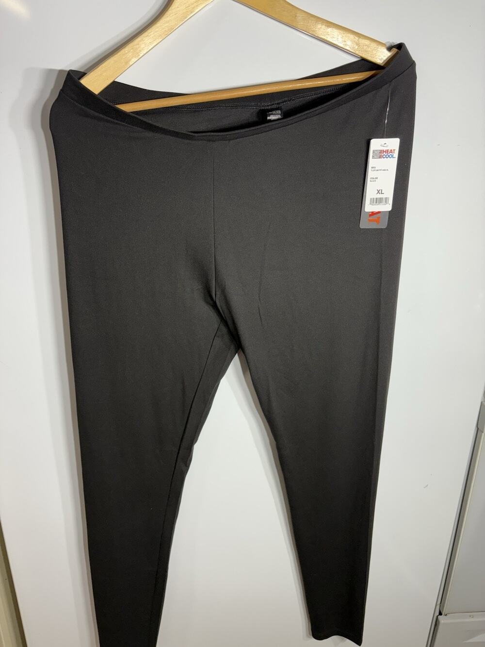 32 Degrees Heat Womens Pants Large Black Leggings Base Layer Lightweight XL